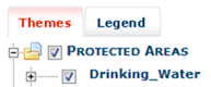 Tabs “Thema’s” en “Legenda” Tabs “Thema’s” en “Legenda”